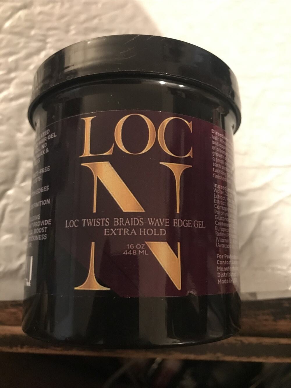 LOC N EDGE GEL EXTRA HOLD 16 Oz